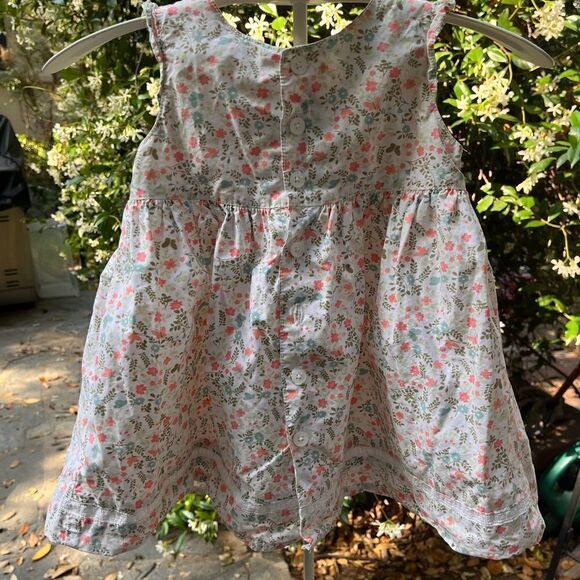 BABY GAP DAINTY FLORAL SLEEVELESS SUNDRESS 12 MONTHS - Picture 9 of 9